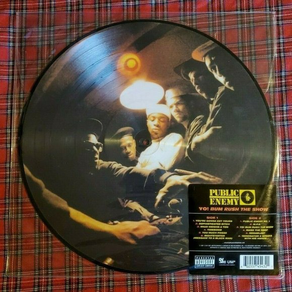Public Enemy Yo! Bum Rush The Show LP ~ Limited Edition Picture Disc ~Brand New! - Picture 2 of 2